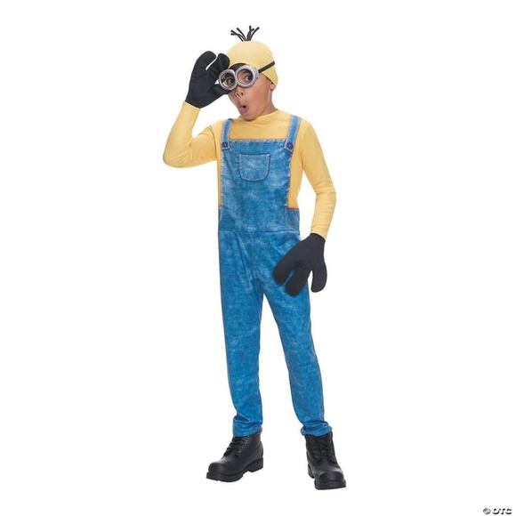 BRAND NEW boy youth minions minion kevin halloween costume size XS & S - Picture 1 of 4